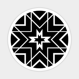 Geometric star, sacred geometry Magnet